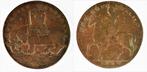 England Warwickshire traders Half penny Token 1793 koper, Postzegels en Munten, Verzenden