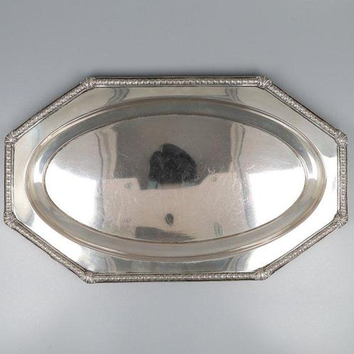 Gebrüder Deyhle - Dienblad - .800 zilver, Antiek en Kunst, Antiek | Goud en Zilver