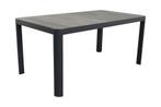 VDG Queens tuintafel antraciet - 160 x 90 cm., Tuin en Terras, Tuintafels, Verzenden, Nieuw, Rond, Overige materialen