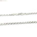 Zilveren rope ketting 55 cm 3 mm, Verzenden, Nieuw, Zilver