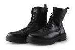 Mustang Veterboots in maat 39 Zwart | 10% extra korting, Kleding | Dames, Schoenen, Verzenden, Zwart, Overige typen, Zo goed als nieuw