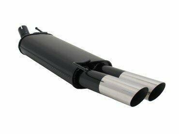 Novus Sport Uitlaat VW Golf 3 en 4 2X76mm MS Design RL163, Auto-onderdelen, Uitlaatsystemen, Nieuw, Volkswagen