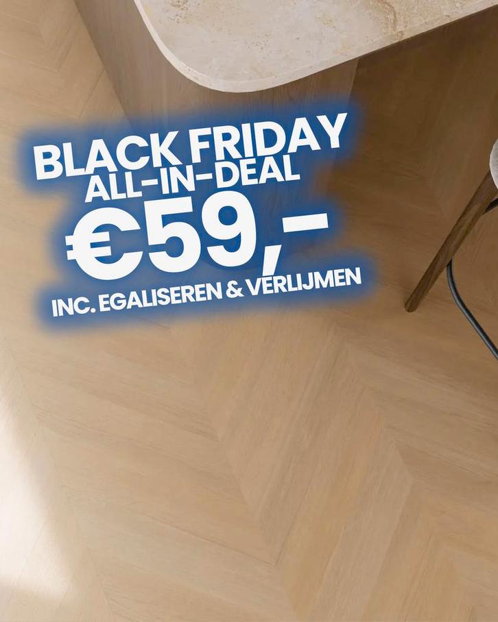 Plak pvc Hongaarse punt licht eiken |  Belakos Futuro 50, Huis en Inrichting, Stoffering | Vloerbedekking, Ophalen