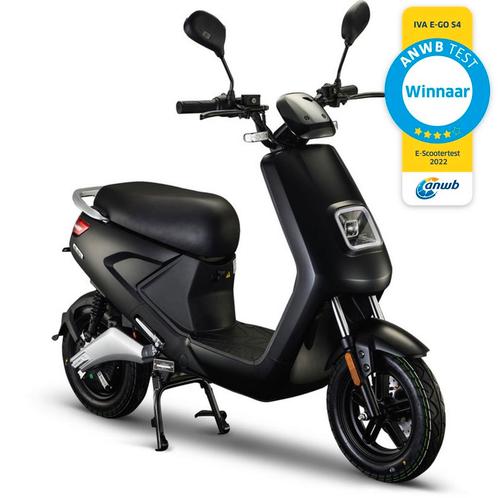 IVA E-GO S4 Matzwart, Fietsen en Brommers, Scooters | Overige merken, Nieuw, Maximaal 45 km/u, Ophalen of Verzenden