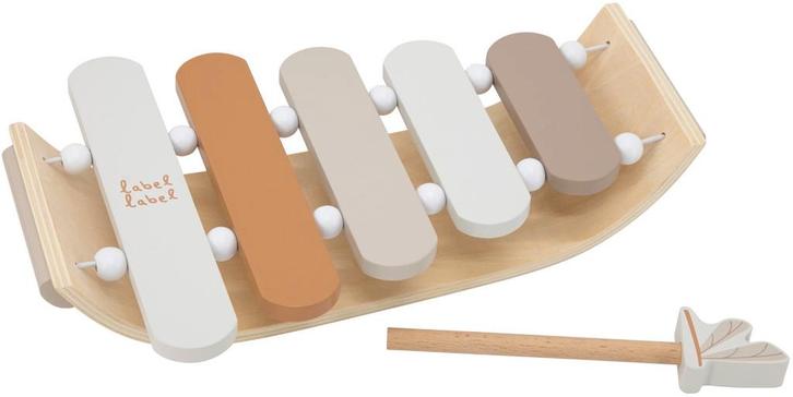 Label Label Nougat Houten Xylofoon, Kinderen en Baby's, Speelgoed | Houten speelgoed, Nieuw, Verzenden