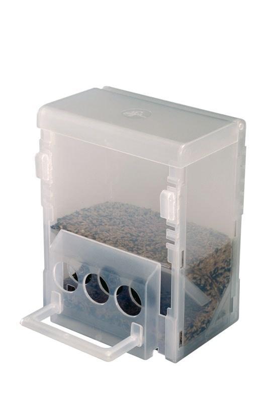 Kunststof voedersilo / voersilo 1 kilo - Voedersilo, Dieren en Toebehoren, Vogels | Toebehoren, Nieuw, Verzenden