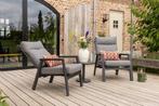 Azoren/Canto verstelbare loungestoelen set (3-delig) -, Tuin en Terras, Tuinsets en Loungesets, Verzenden, Nieuw, Overige materialen
