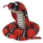 Knuffel Cobra Rood Gestreept - 120 cm NIEUW, Ophalen of Verzenden, Nieuw