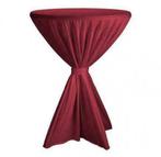 Statafelhoes model Fiesta 80-90 cm kleur bordeaux - statafel, 50 tot 100 cm, Nieuw, Overige materialen, Rond