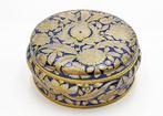 Julius Muhlhaus Bohemian Art Nouveau Cobalt & Gold Enamelled