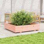 vidaXL Plantenbak 110x110x26,5 cm massief douglashout, Verzenden, Nieuw, Hout