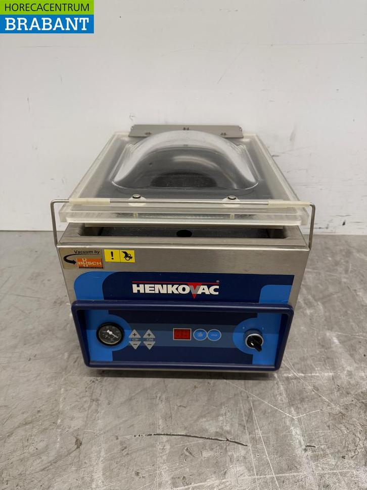 RVS Henkovac MAXI 140-ST Vacumeermachine 230V Horeca, Zakelijke goederen, Horeca | Keukenapparatuur, Gebruikt, Ophalen of Verzenden