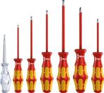 Wera 7-Delige Schroevendraaierset Met Sleufkop, Pozidrivs,, Doe-het-zelf en Verbouw, Gereedschap | Handgereedschap, Verzenden