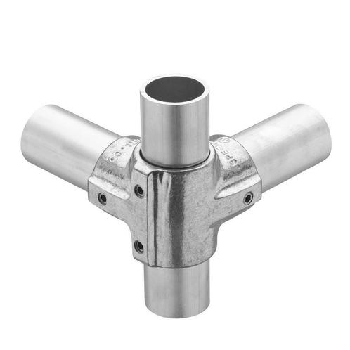Hoekstuk Doorlopende staander Eco Ø 27 mm Aluminium, Doe-het-zelf en Verbouw, IJzerwaren en Bevestigingsmiddelen, Nieuw, Verzenden