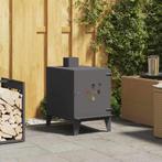 vidaXL Camping Kachel Zwart 35 x 50 x 60 cm Koudgewalst, Verzenden, Nieuw