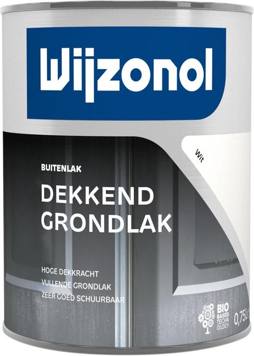 Wijzonol Dekkend Grondlak Wit 750 ml, Doe-het-zelf en Verbouw, Verf, Beits en Lak, Nieuw, Ophalen of Verzenden