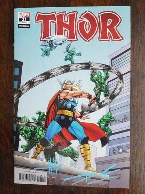 Thor (Vol. 6) #21 - Creees Lee Homage Variant - Signed by, Boeken, Strips | Comics