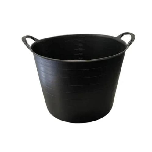 Flexibele Kuip – 42L – Kunststof  – Zwart – Met Handvatten, Huis en Inrichting, Woonaccessoires | Thermometers, Ophalen of Verzenden