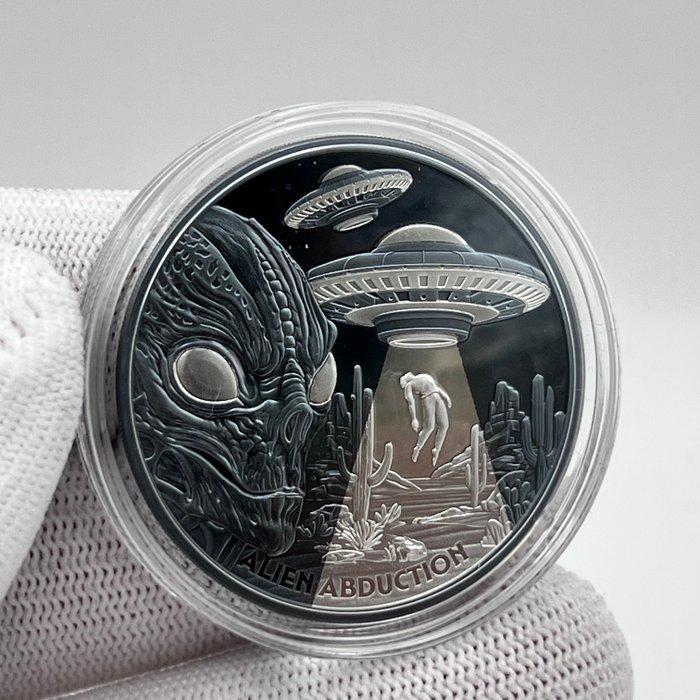Polen. 2 Dollars 2025 – Alien Abduction – 1 oz Silver .999 –, Postzegels en Munten, Munten | Europa | Niet-Euromunten