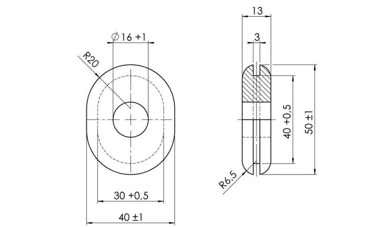 AL-KO Reservewielhouder EH1 Rubber Ovaal >2013, Doe-het-zelf en Verbouw, Elektra en Kabels, Ophalen of Verzenden