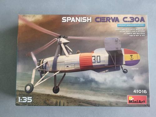MiniArt 41016 Cierva C.30A 1:35, Hobby en Vrije tijd, Modelbouw | Vliegtuigen en Helikopters, Verzenden