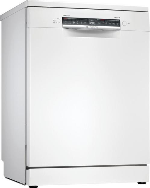 Bosch SMS4EMW01E vrijstaande vaatwasser - wit, Witgoed en Apparatuur, Vaatwasmachines, 60 cm of meer, Vrijstaand, Energieklasse A of zuiniger