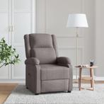 vidaXL Fauteuil verstelbaar stof taupe, Huis en Inrichting, Fauteuils, Verzenden, Nieuw