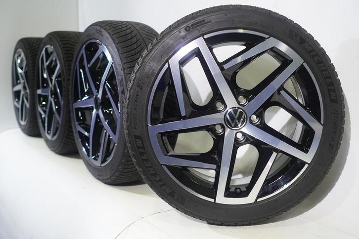 Volkswagen Golf 5 6 7 8 Dallas 18 inch velgen Michelin Winte, Auto-onderdelen, Banden en Velgen, Velg(en), Gebruikt, 18 inch, Winterbanden