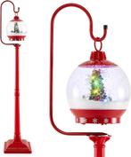 Kerstversiering - Kerstverlichting - Kerstlantaarn - Rood -, Diversen, Verzenden, Zo goed als nieuw