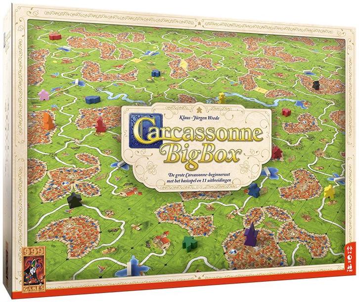 Carcassonne: Big Box 3, Hobby en Vrije tijd, Gezelschapsspellen | Bordspellen, Verzenden