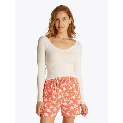 TOMMY JEANS Shirt met lange mouwen TJW SLIM VNECK GMD, Kleding | Dames, T-shirts, Nieuw, Verzenden