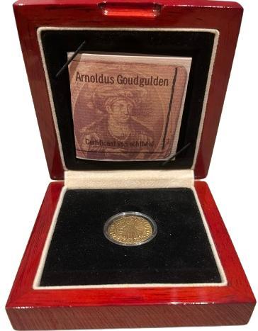 Hertogdom Gelre Arnoldus Goudgulden St. Jansgoudgulden, Postzegels en Munten, Munten | Nederland, Losse munt, Goud, Verzenden