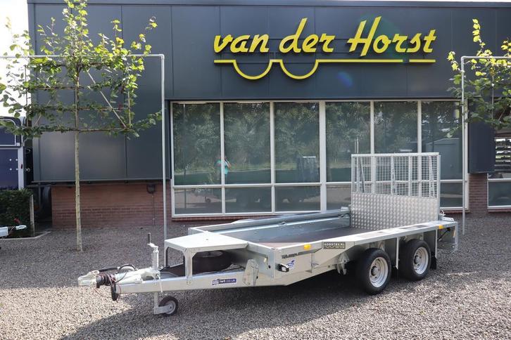 Ifor Williams GX105 303x157cm machinetransporter op voorraad, Auto diversen, Aanhangers en Bagagewagens, Nieuw, Ophalen