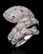 Zilver, Teken van de Bewaker Slang in Granaat: Wijsheid &, Antiek en Kunst