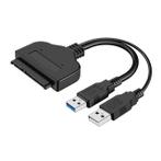 Dual USB 3.0 To SATA 22-Pin 2.5 inch HDD Adapter with USB
