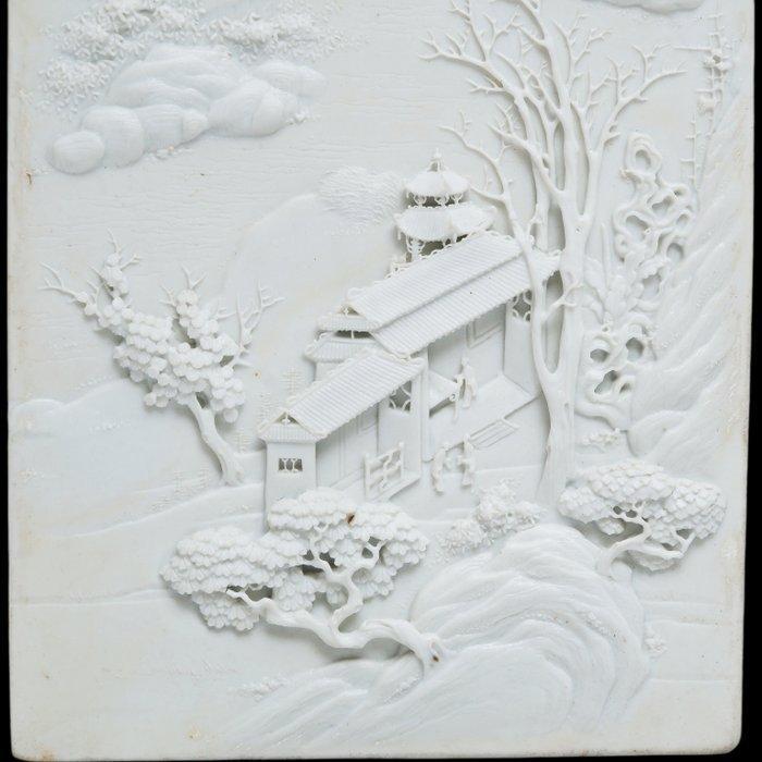 Plaque - Biscuit porselein, Antiek en Kunst, Antiek | Overige Antiek
