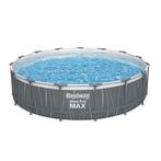 Bestway frame zwembad steel pro max set rond 457 cm met, Verzenden, Nieuw