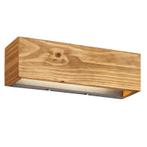 Bruine up down wandlamp Deka, hout, vintage, 13 watt, Ophalen of Verzenden, Nieuw, Hout, Vintage