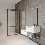 Inloopdouche Riho Grid 90x200 cm 6 mm Helderglas Zwarte, Ophalen of Verzenden, Nieuw, Douche