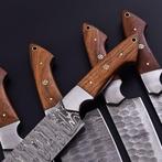 Keukenmes - Chefs knife - hout en gevouwen staal met