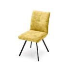 Eetkamerstoel Flora - eetkamerstoelen - Geel, Nieuw, Stof
