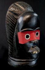 Mask - Schaarse Dan Janus Helm - 36,5 cm - Ivoorkust, Antiek en Kunst