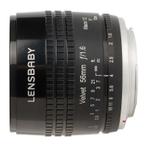 Lensbaby Velvet 56 Sony E-mount objectief Zwart - Tweedehand, Verzenden, Gebruikt, Macrolens