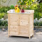 TRUUSK Tuinkast, Planttafel Met Onderkast, Hout, Gereedschap, Verzenden, Nieuw