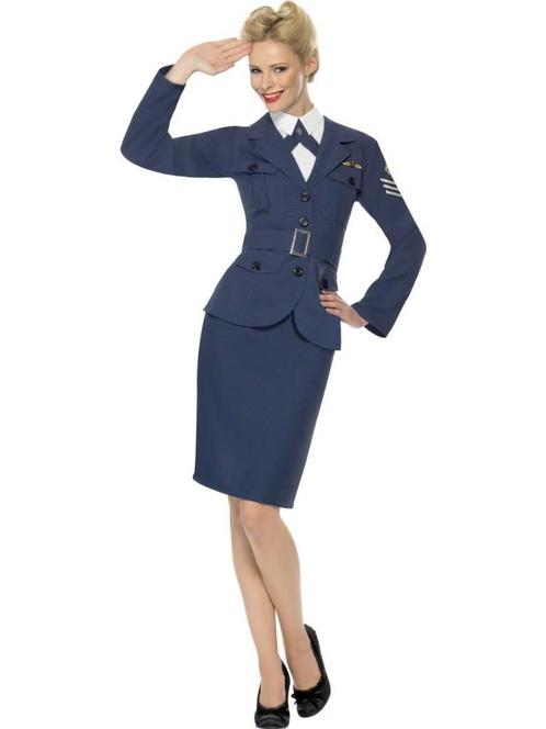 Air Force kapitein kostuum 40s dame, Kleding | Dames, Carnavalskleding en Feestkleding, Nieuw, Ophalen of Verzenden