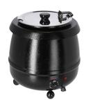 GGM Gastro | Soepwarmer - 9 liter - Zwart | SWH9S | SWH9S, Verzenden, Nieuw in verpakking, Fornuis, Frituur en Grillen