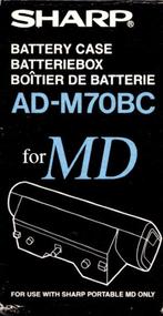 Sharp AD-M70BC Accu Lader / Battery Case (voor MD-MS701, MD-, Verzenden, Nieuw