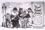 Pentekening Amerika - Nieuwe paus (lijst optie, Tekeningen), Antiek en Kunst, Verzenden