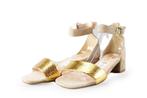 Linea Zeta Sandalen in maat 37 Goud | 10% extra korting, Kleding | Dames, Schoenen, Overige kleuren, Verzenden, Sandalen of Muiltjes