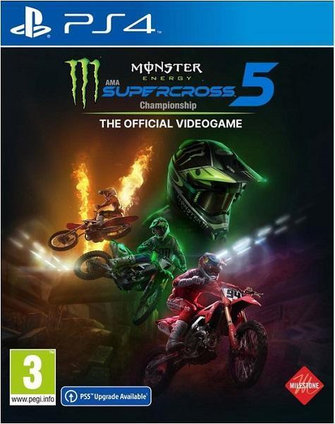 Monster Energy Supercross 5 PS4 Garantie & morgen in huis!, Spelcomputers en Games, Games | Sony PlayStation 4, Zo goed als nieuw